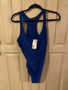 Classic Racerback One-Piece Swimsuit - Royal Blue